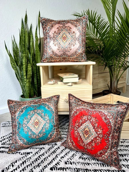 Turkish Rug  Design pillow covers 18x18 boho