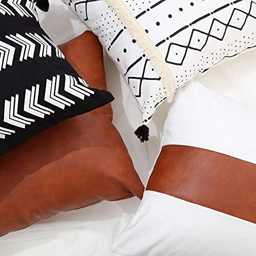 Throw Pillow Covers 18 x 18 Set of 4 - Modern 18" x 18" (Pack of 4) Boho