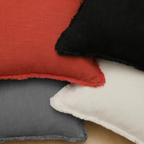 Pumpkin Fall Pillow Covers 18x18 Set of 2 18" x 18" (Pack of 2) Burnt Orange